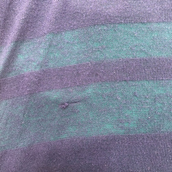 Splendid Shirt - two layer shirt - striped navy and green - size S - Picture 6 of 7